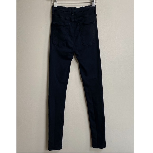 Citizens Of Humanity Carlie High Rise Skinny Jean In Black Oak Wash Size 26 - Picture 9 of 16